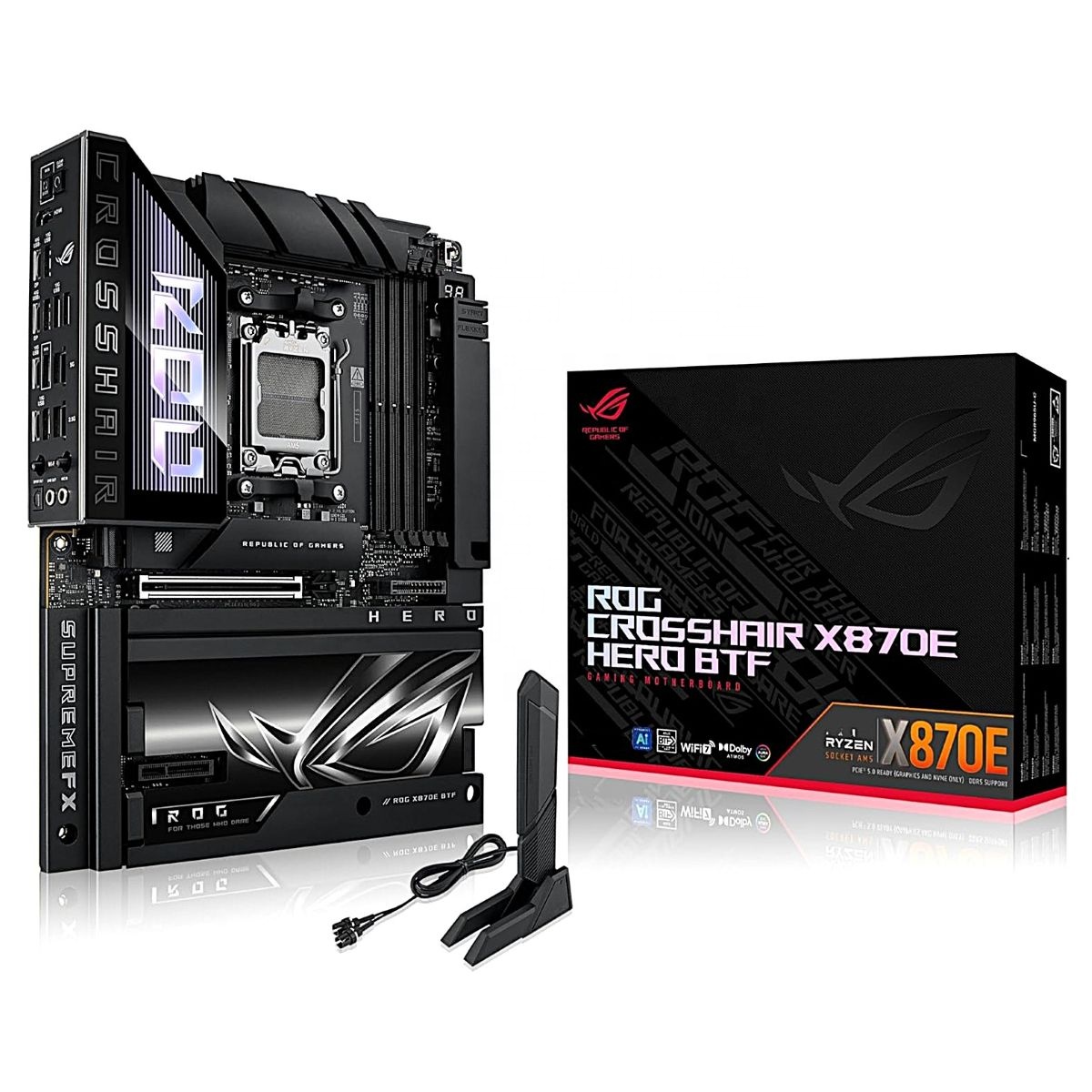 X870E Atx Motherboard - เมนบอร์ด ROG CROSSHAIR X870E HERO BTF