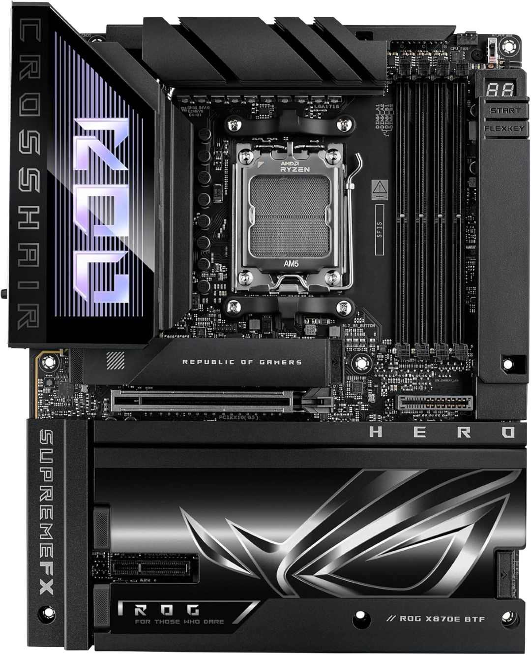 เมนบอร์ด ROG CROSSHAIR X870E H - X870E Atx Motherboard บทวิจารณ์และราคา